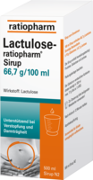 LACTULOSE ratiopharm Sirup - 500ml - Abführmittel