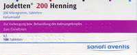JODETTEN 200 Henning Tabletten - 100St - Iod & Fluor