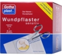 GOTHAPLAST Wundpfl.sensitiv 8 cmx5 m - 1St