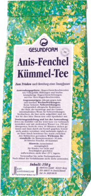 GESUNDFORM Anis Fenchel Kümmel Tee 150 g
