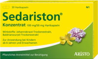 SEDARISTON Konzentrat Hartkapseln - 30St - Beruhigung & Schlafen
