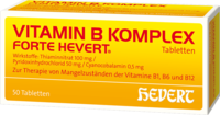 VITAMIN B Komplex forte Hevert Tabletten - 50St - Hevert