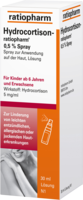 HYDROCORTISON ratiopharm 0,5% Spray - 30ml - Juckreiz & Ekzeme