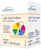 KLINION Soft fine colour Lanzetten 30 G - 210St