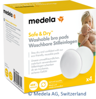 MEDELA Stilleinlage waschbar - 4St - Stillzubehör