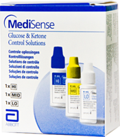 MEDISENSE Glukose u.Ketone Kontrolllösung H/M/L - 3St