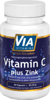 VIAVITAMINE Vitamin C plus Zink Kapseln - 60St