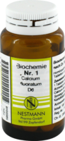 BIOCHEMIE 1 Calcium fluoratum D 6 Tabletten - 100St