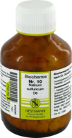 BIOCHEMIE 10 Natrium sulfuricum D 6 Tabletten - 400St