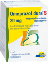 OMEPRAZOL dura S 20 mg magensaftresist.Hartkapseln - 14St