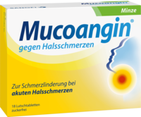 MUCOANGIN Minze 20 mg Lutschtabletten - 18St - Halsschmerzen