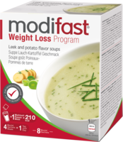 MODIFAST Programm Suppe Kartoffel-Lauch Pulver - 8X55g - Gewichtsreduktion