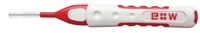 EDELWHITE pro Interdent.Bür.S 0,5-2,4 mm rot - 6St