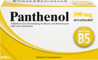 PANTHENOL 100 mg Jenapharm Tabletten - 100St - Mund & Zahnfleisch