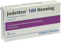 JODETTEN 100 Henning Tabletten - 50St - Iod & Fluor