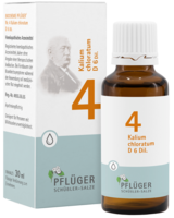 BIOCHEMIE Pflüger 4 Kalium chloratum D 6 Tropfen - 30ml - Biochemie Pflüger