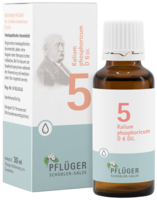 BIOCHEMIE Pflüger 5 Kalium phosphoricum D 6 Tropf. - 30ml - Biochemie Pflüger