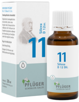 BIOCHEMIE Pflüger 11 Silicea D 12 Tropfen - 30ml - Biochemie Pflüger