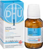 BIOCHEMIE DHU 1 Calcium fluoratum D 12 Tabl.Karto - 200St - Dhu Nr. 1 & 2