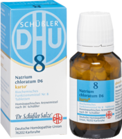 BIOCHEMIE DHU 8 Natrium chloratum D 6 Tabl.Karto - 200St - Dhu Nr. 7 & 8