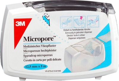 MICROPORE Vliespfl.1,25cmx5m m.Abr.1530NP-0SD 1 St