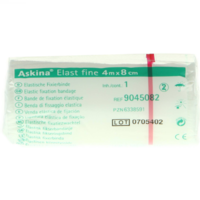 ASKINA Elast Fine Binde 8 cmx4 m cellophaniert - 1St