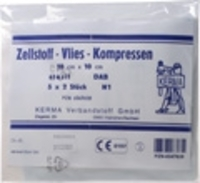 ZELLSTOFF VLIES Kompressen steril 10x10 cm - 5X2St