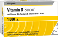 VITAMIN D Sandoz 1.000 I.E. Kapseln - 45St - Calcium & Vitamin D3