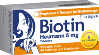 BIOTIN HEUMANN 5 mg Tabletten - 60St - Biotin