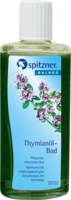 SPITZNER Balneo Thymian Ölbad - 190ml