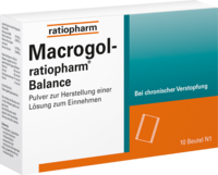MACROGOL ratiopharm Balance Plv.z.H.e.L.z.Einn. - 10St - Abführmittel