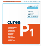 CUREA P1 superabsorb.Wundauflage 20x20 cm - 10St