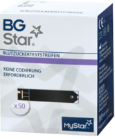 BGSTAR Teststreifen - 50St - Blutzucker-Teststreifen