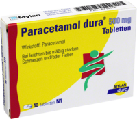 PARACETAMOL dura 500 mg Tabletten - 10St