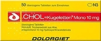 CHOL KUGELETTEN Mono 10 mg überzogene Tabletten - 50St