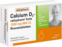 CALCIUM D3 ratiopharm forte Brausetabletten - 40St - Calcium & Vitamin D3