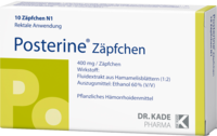 POSTERINE Suppositorien - 10St - Hämorrhoiden