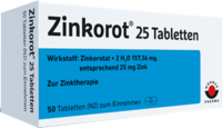 ZINKOROT 25 Tabletten - 50St - Selen & Zink