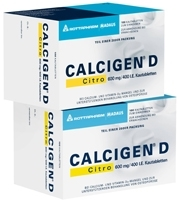 CALCIGEN D Citro 600 mg/400 I.E. Kautabletten - 200St - Calcium & Vitamin D3