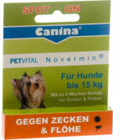 PETVITAL Novermin flüssig f.Hunde bis 15 kg - 2ml - Tierarzneimittel
