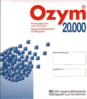 OZYM 20.000 Hartkapseln magensaftr. - 200St - Verdauungsenzyme