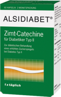 ALSIDIABET Zimt-Catechine f.Diab.Typ II 1xtägl.Kps - 60St - Diabetikernahrungsergänzung