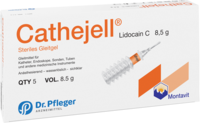 CATHEJELL Lidocain C steriles Gleitgel ZHS 8,5 g - 5St