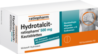 HYDROTALCIT ratiopharm 500 mg Kautabletten - 100St - Saurer Magen