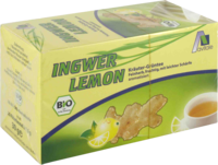INGWER LEMON Biotee Filterbeutel - 20St - Heilkräutertees