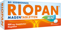 RIOPAN Magen Tabletten Mint 800 mg Kautabletten - 20St - Saurer Magen