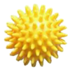 MASSAGEBALL Igel 8 cm gelb