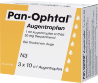 PAN OPHTAL Augentropfen - 3X10ml - Gegen gereizte Augen