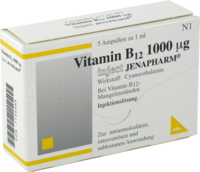 VITAMIN B12 1000 µg Inject Jenapharm Inj.-Lsg.Amp. - 5St - Vitamin B12