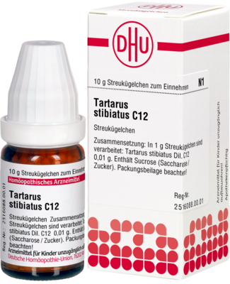 TARTARUS STIBIATUS C 12 Globuli 10 g